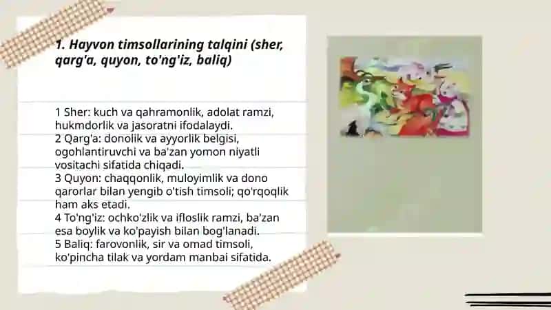 Xalq ertaklarida timsollar talqini 3