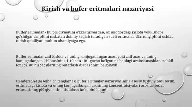 Buffer Eritmalarga Doir Tajriba Matodikalarini Yaratish 3