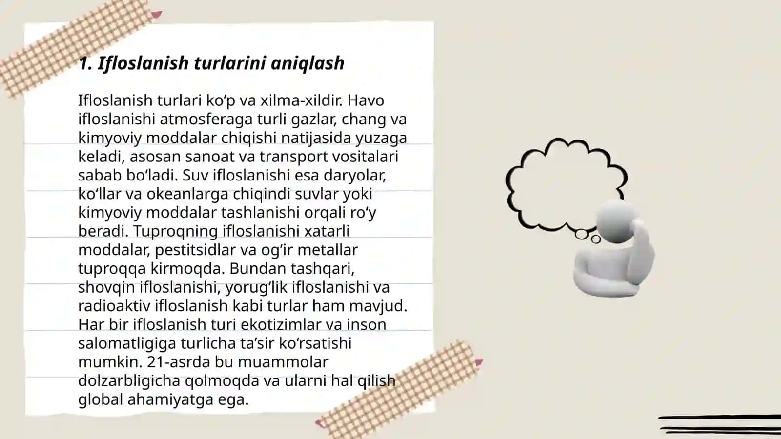 Suv manbaʼlarini ifloslanishi va himoya qilish 3