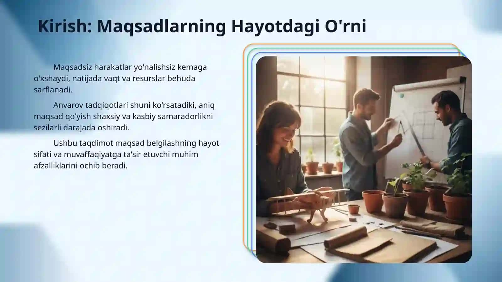 Maqsad belgilashning afzalliklari 3