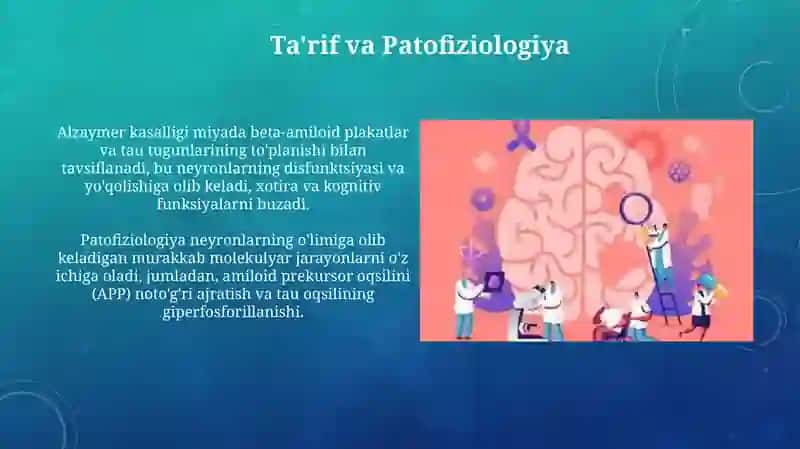 Alzheymer kasalligining kognitiv buzilishlar 3