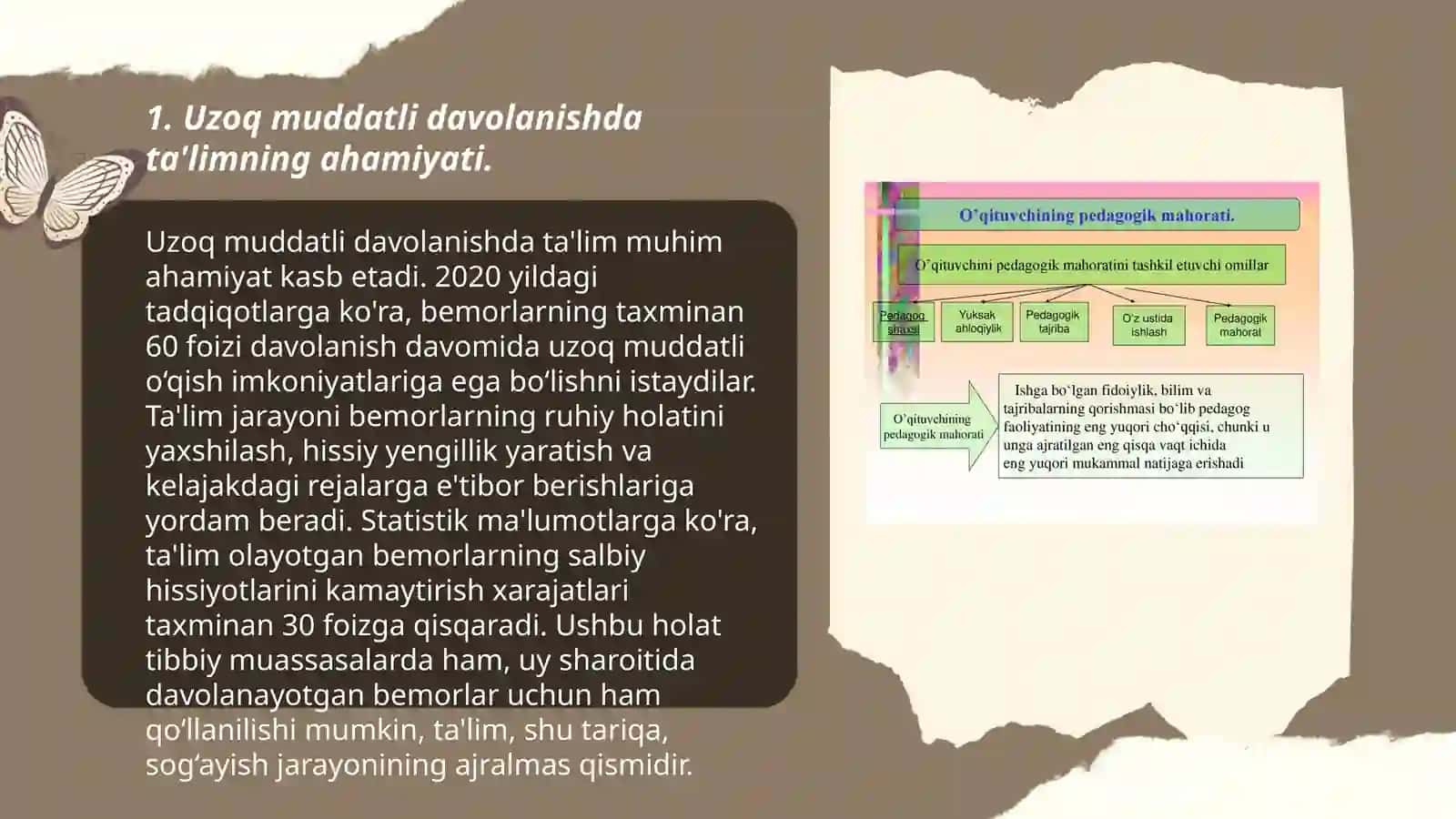 Uzoq muddatli davolanishda ta'limning ahamiyati 3