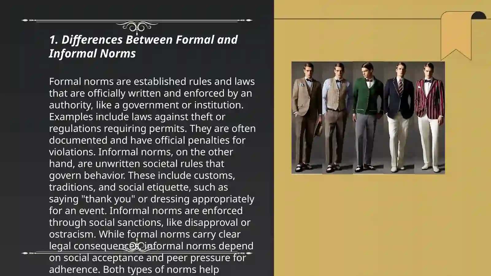 formal and informal norms and their formation 3