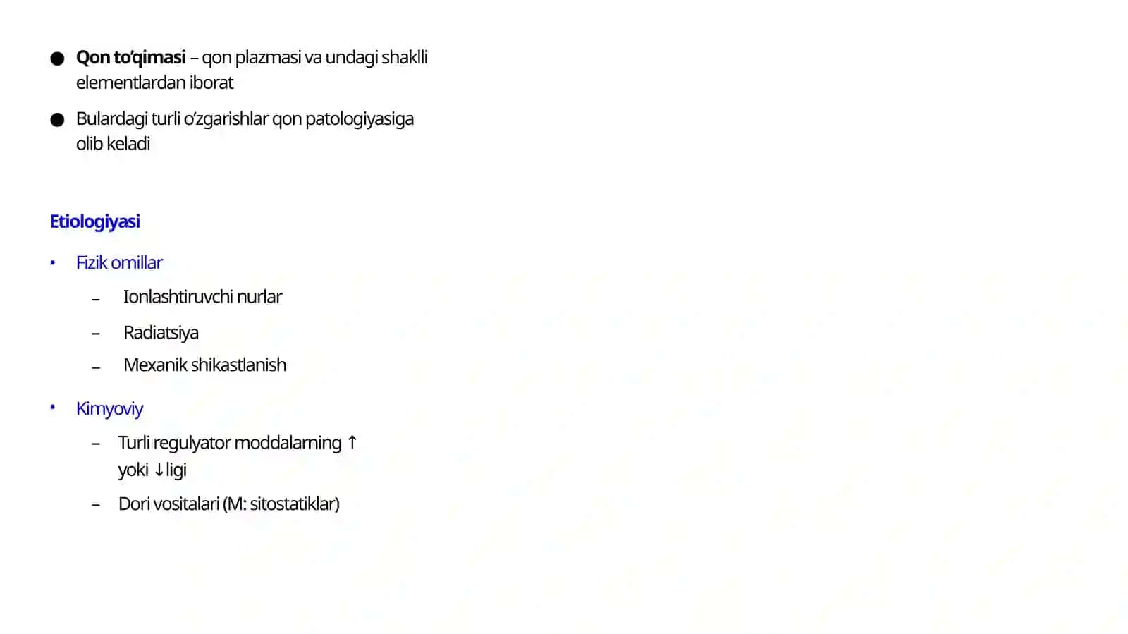 Qon patologiyasi 3
