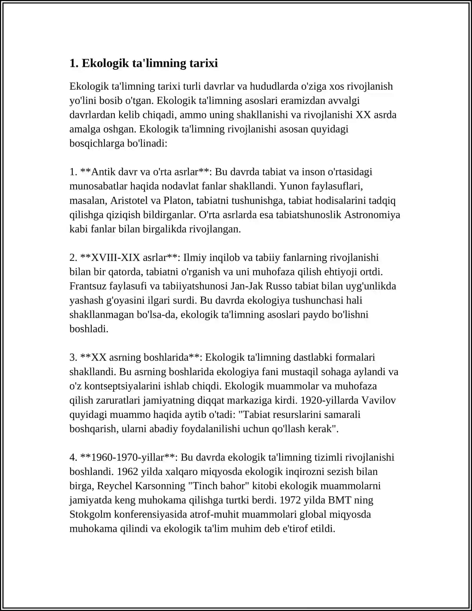 EKOLOGIK TA'LIMOT VA UNING SHAKLLANISHI 3