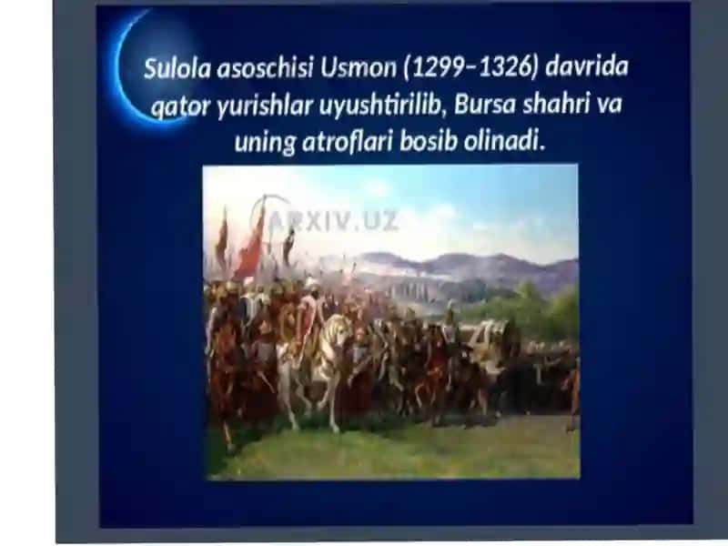 USMONLILAR IMPERIYASINING TASHKIL TOPISHI 3