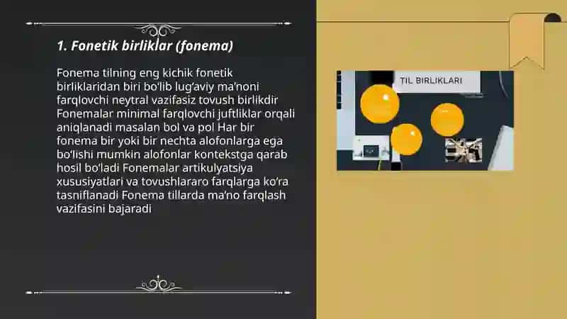 Til va nutq birliklari 3