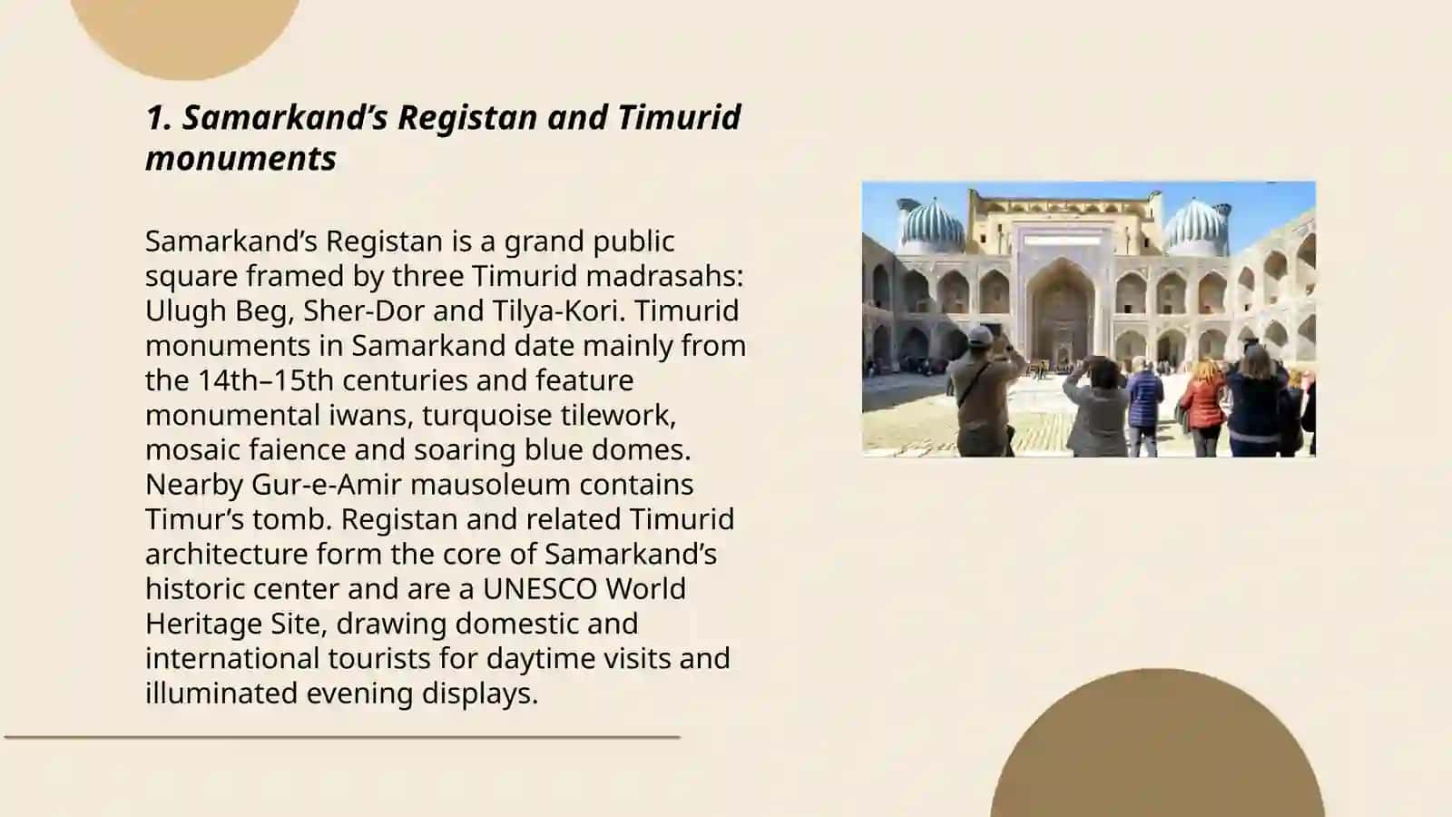 Tourism in Uzbekistan 3