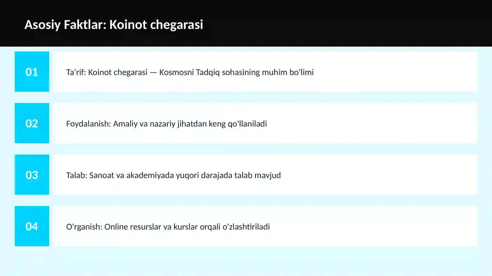 KOSMOSNI TADQIQ 3
