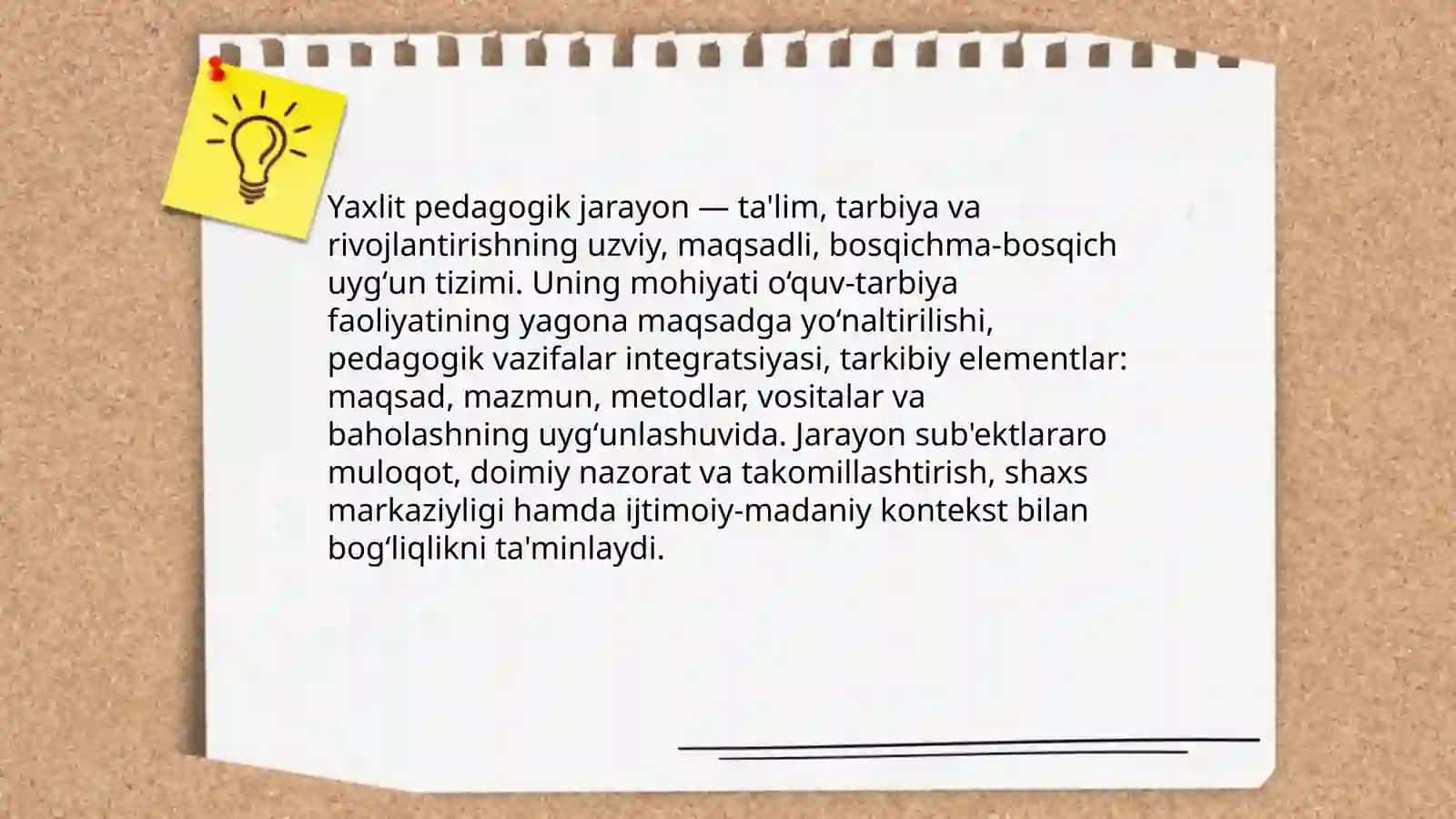 Yaxlit pedagogik jarayon va uning etaplari 3