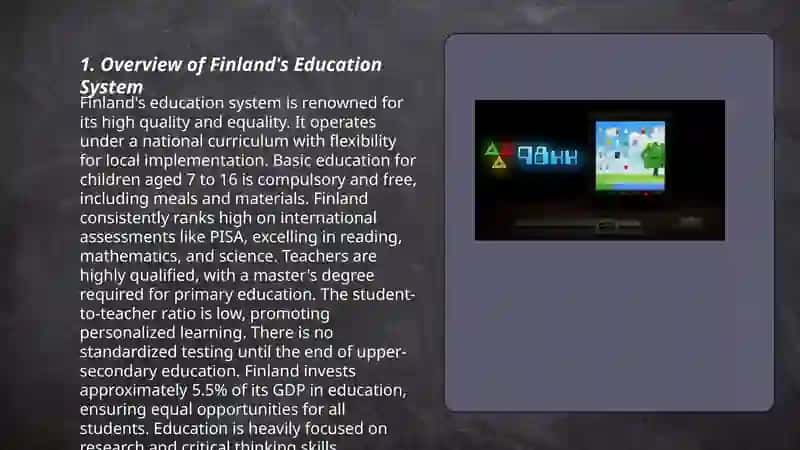 Educational system of Finland 3