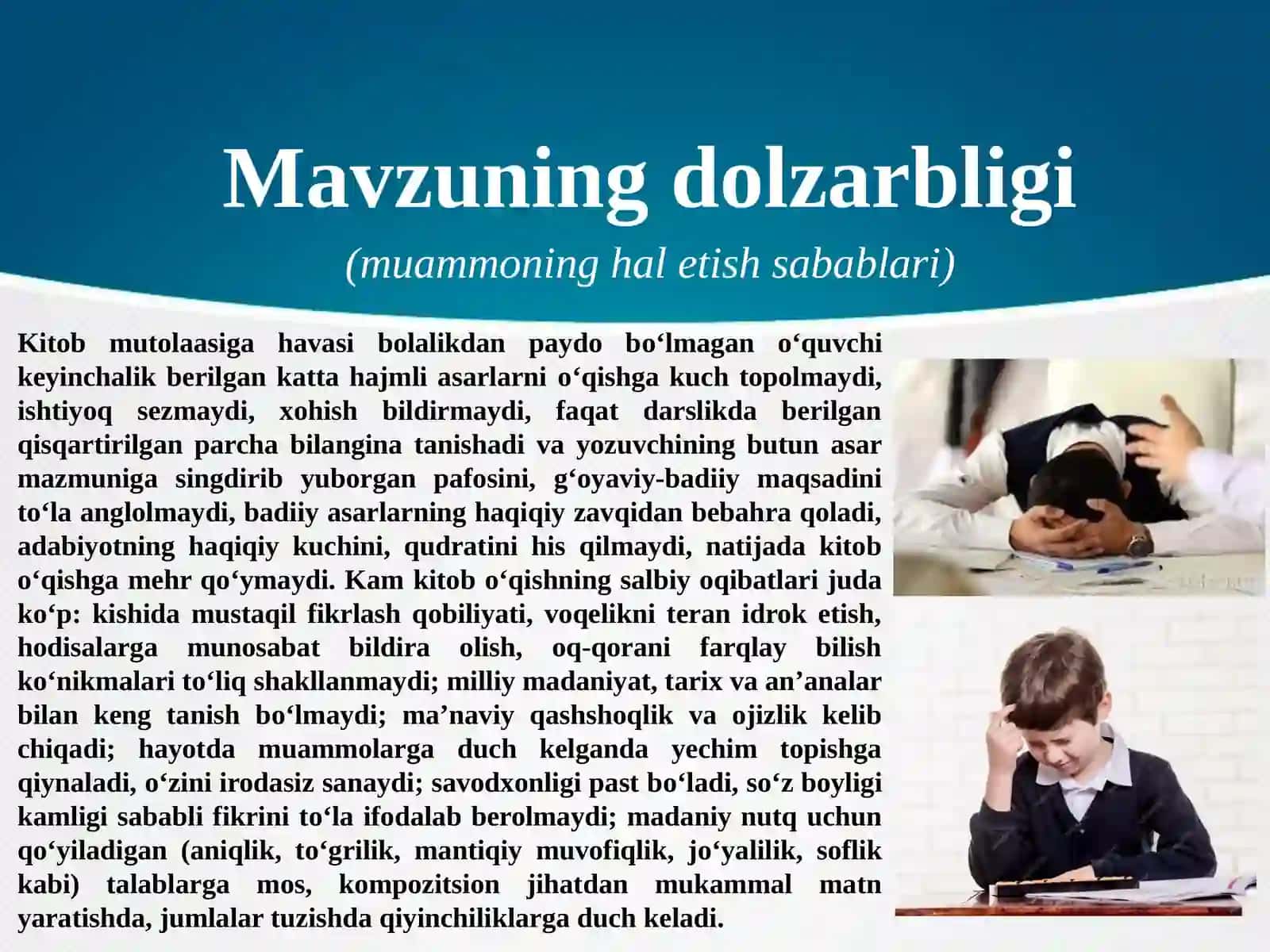 Maktabda kitobxonlik madaniyatini shakllantirish 3