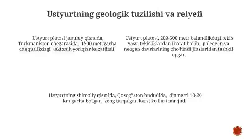 Ustyurt toponimik rayoni 3