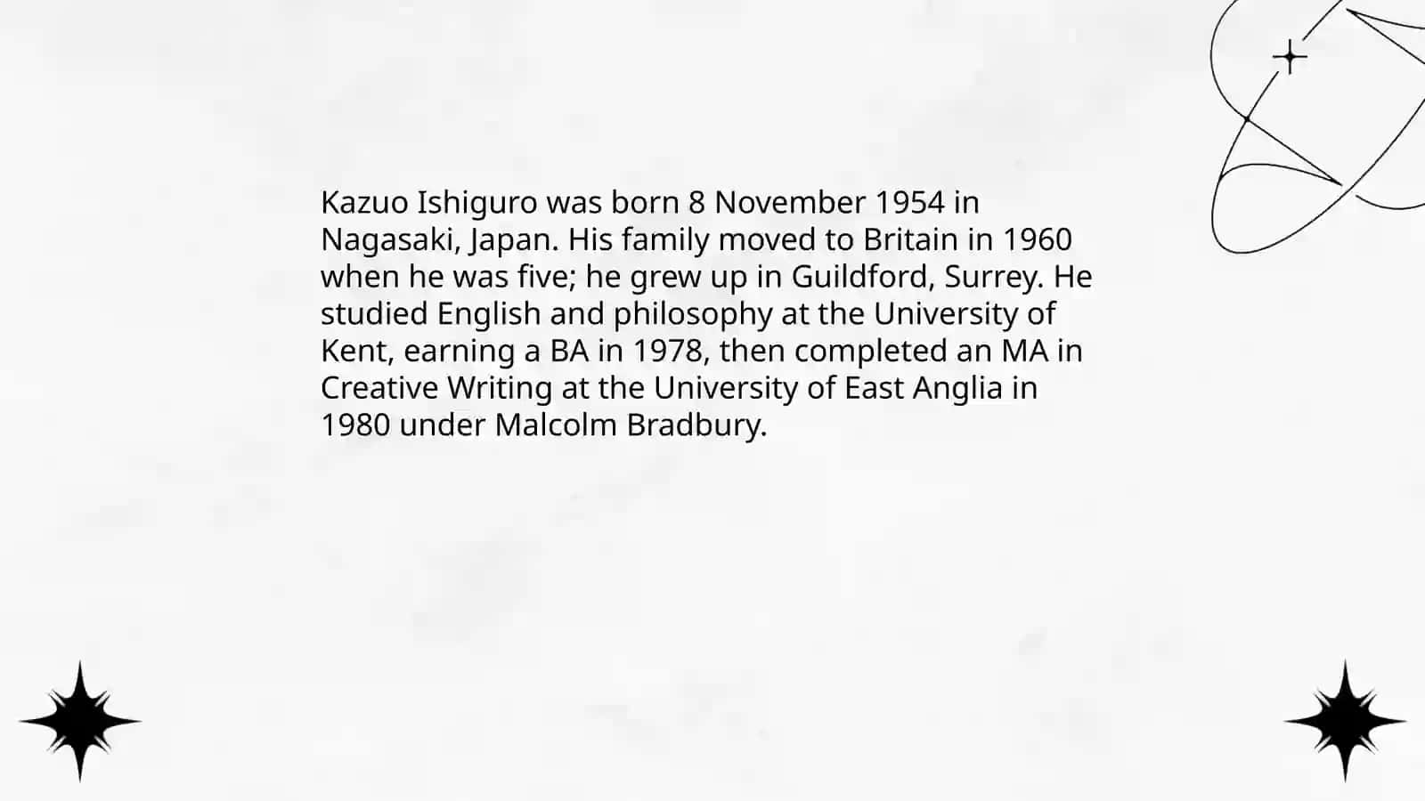 Kazuo Ishiguro 3