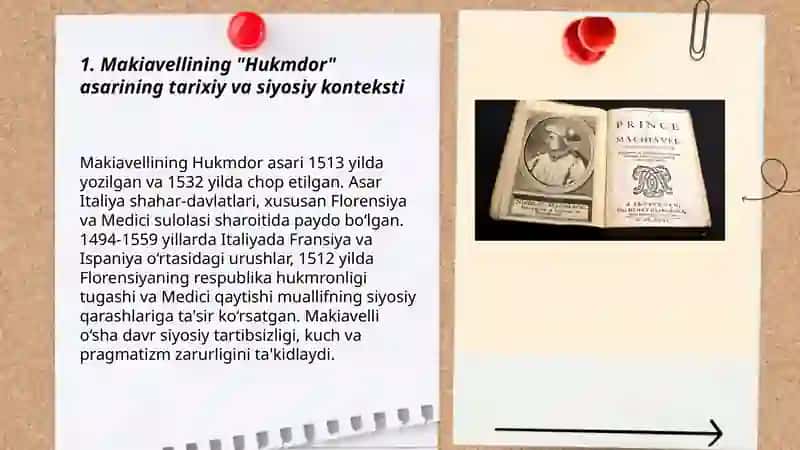 Makiavellining "Hukmdor" asari 3