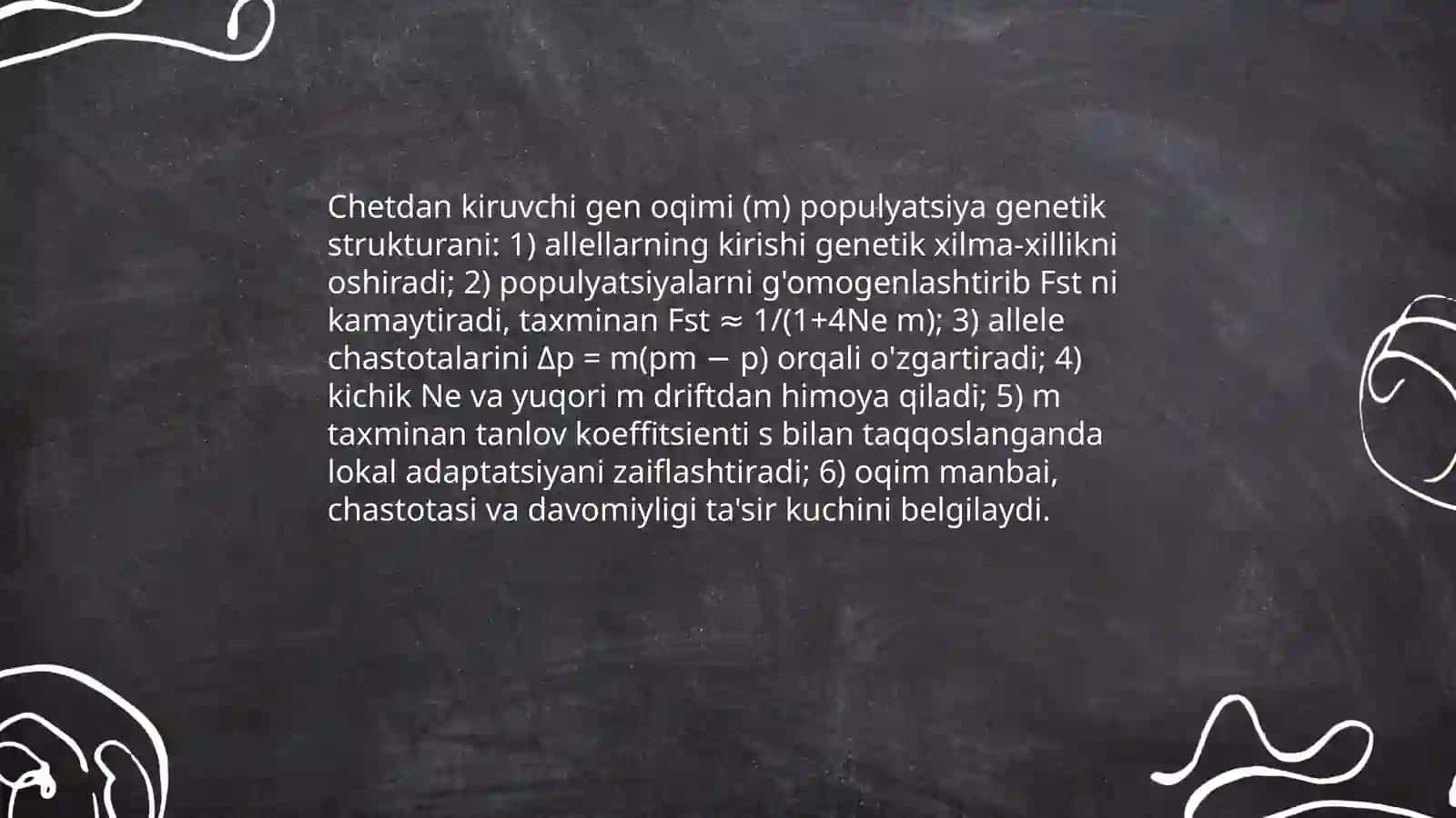 Chetdan changlanuvchi populyatsiyalarning genetik strukturasi 3