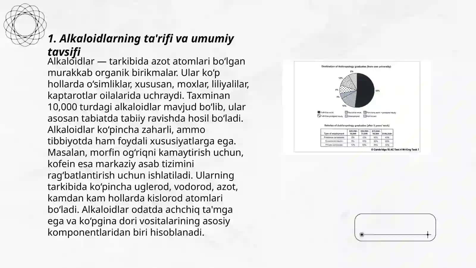 Alkaloidlar haqida umumiy maʼlumot 3