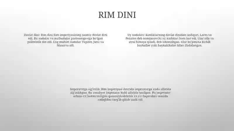 Qadimgi Rim Madaniyati 3