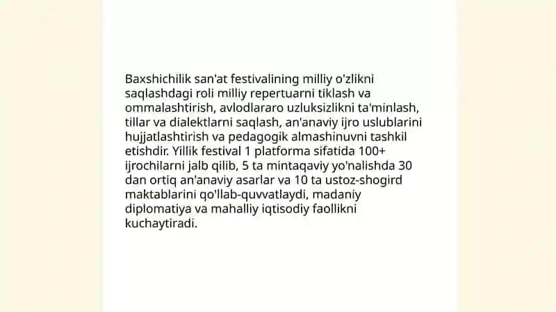 Baxshichilik san'at festivali 3