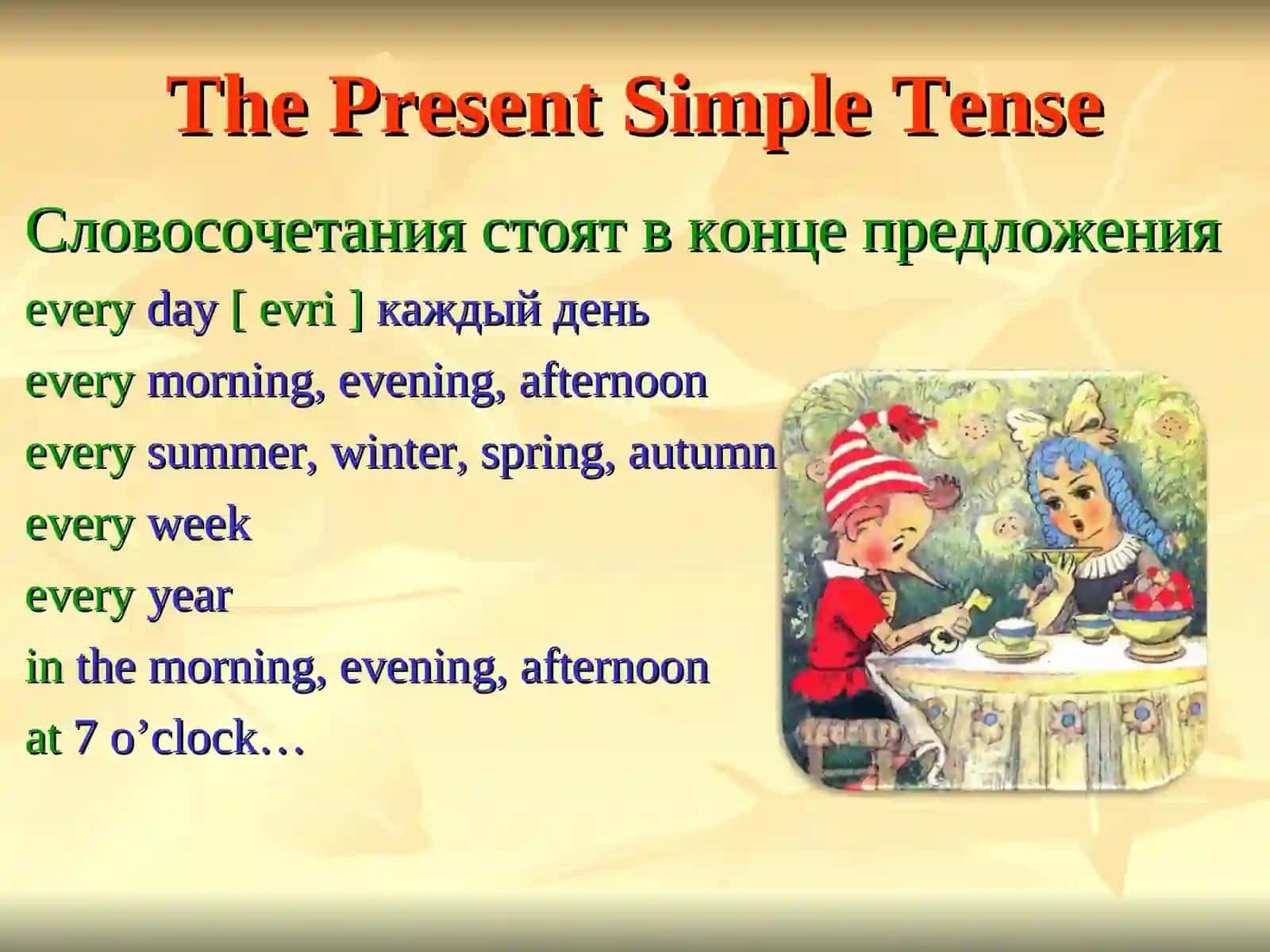 The Present Simple Tense 3