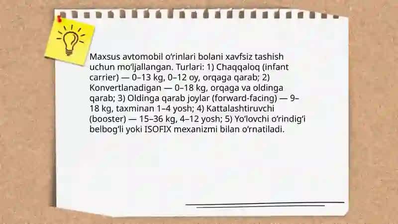 Bolalarni transportirofka qilish 3