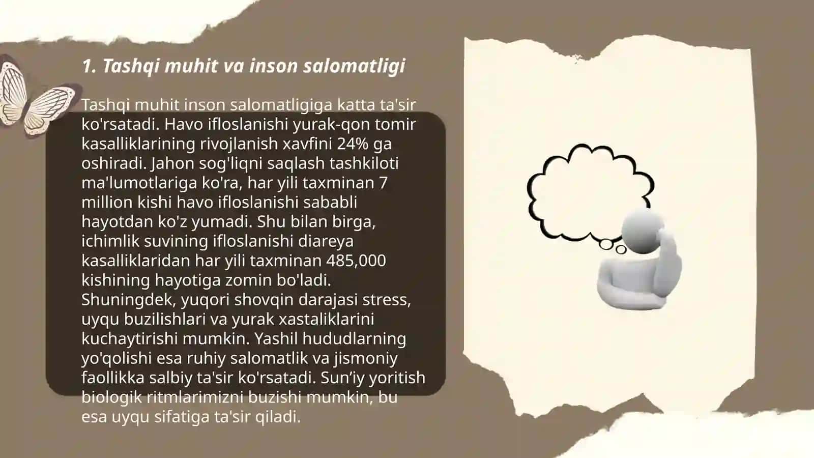 Tashqi muhit va inson. Ularning o‘zaro munosabati 3