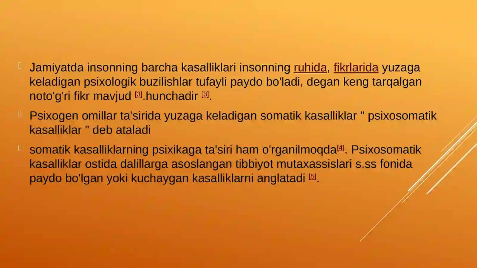 Psixosomatik tibbiyot rivojlanish tarixi 3