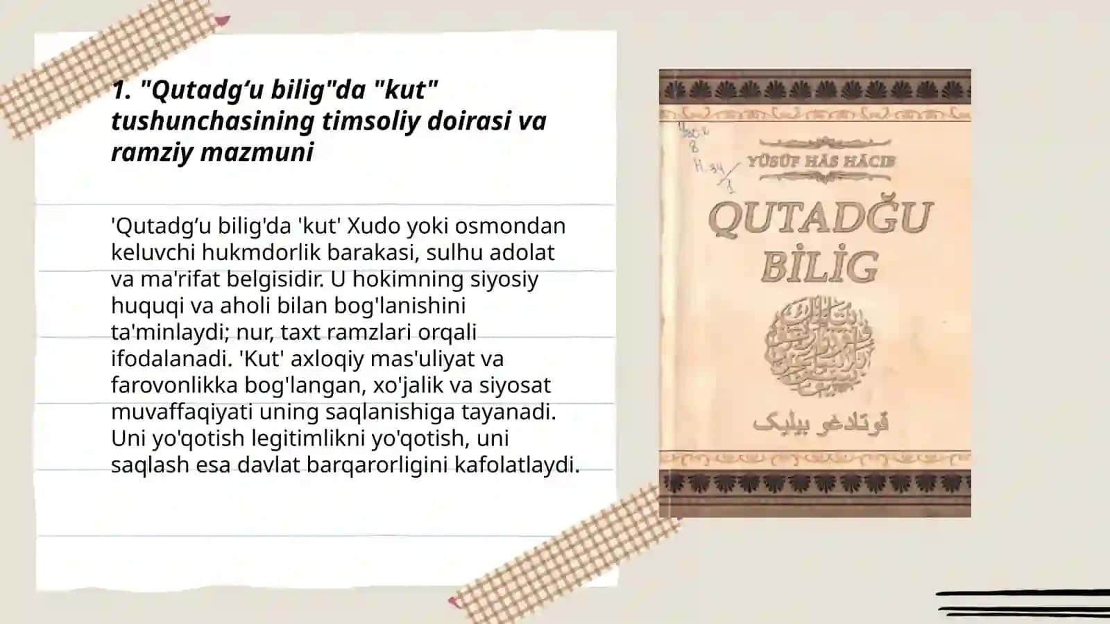 Qutadgʻu bilig 3