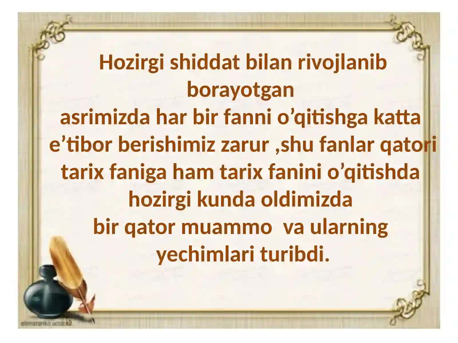 MAKTAB TARIX FANIO’QITUVCHISI 3
