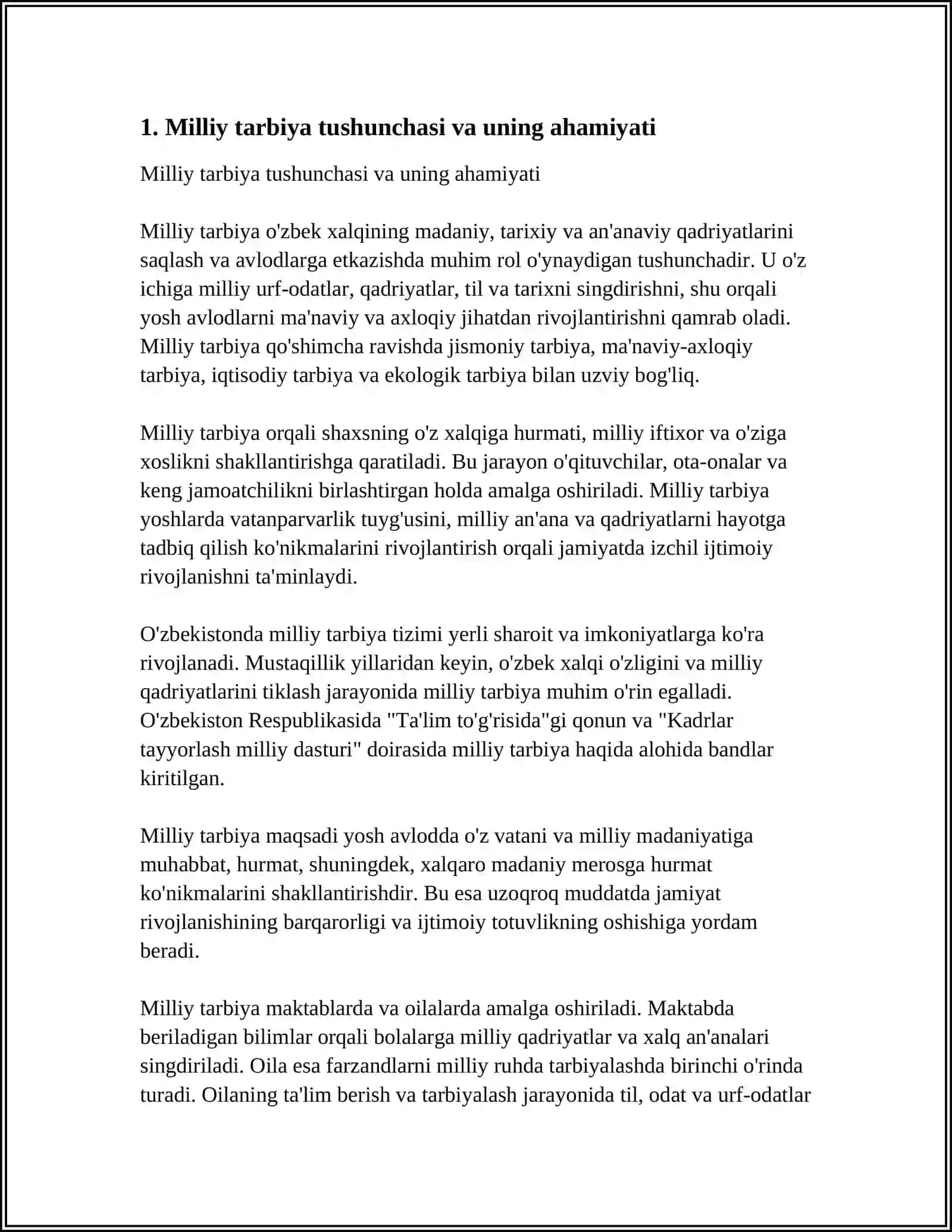 BOSHLANGʻICH TAʼLIMDA MILLIY TARBIYA ASOSLARI 3