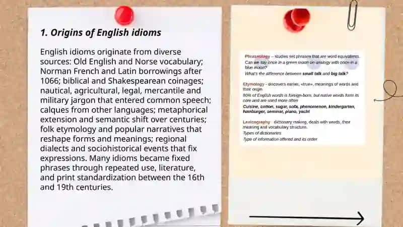 Origins of English idioms 3