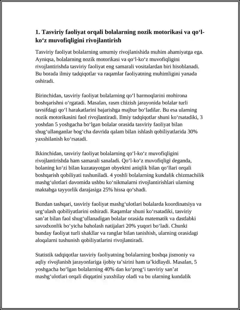 TASVIRIY FAOLIYAT 3