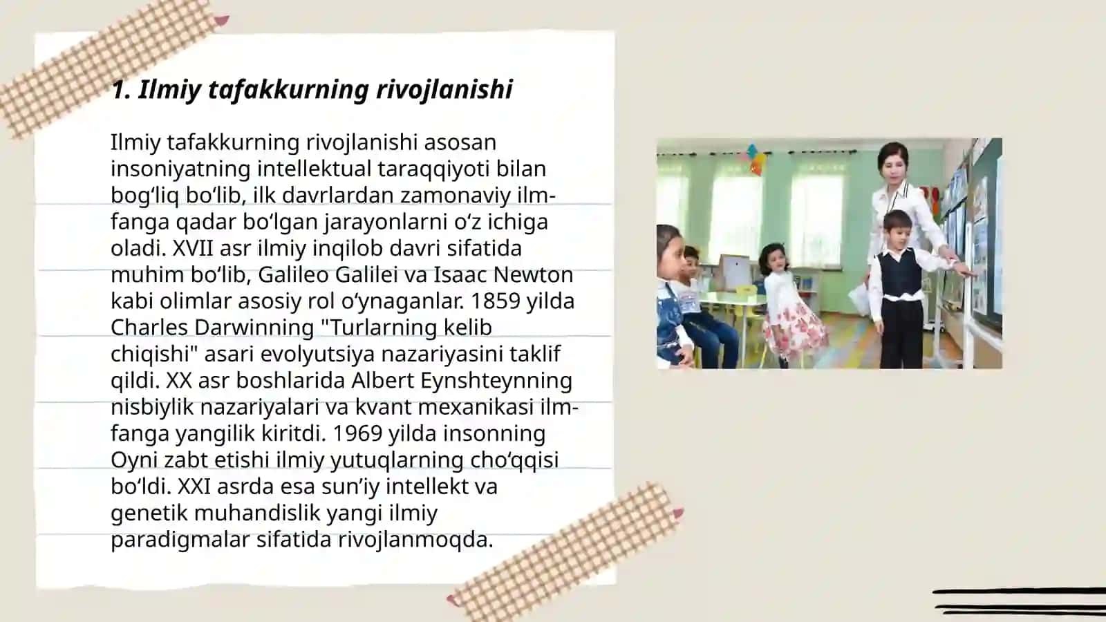 Ilmiy Tafakkurning Rivojlanishi 3
