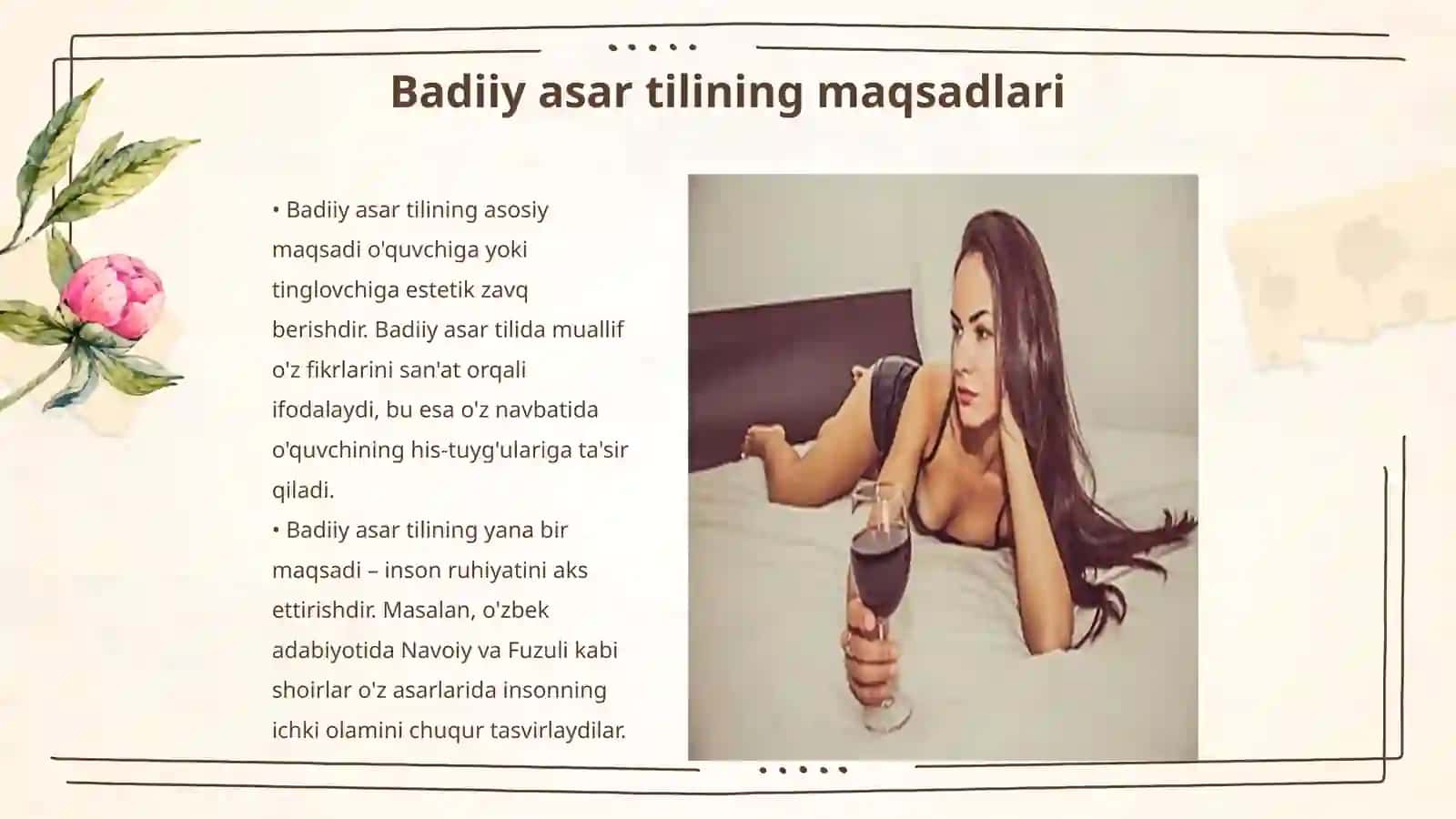 Badiiy asar tilining stilistik xususiyatlari 3