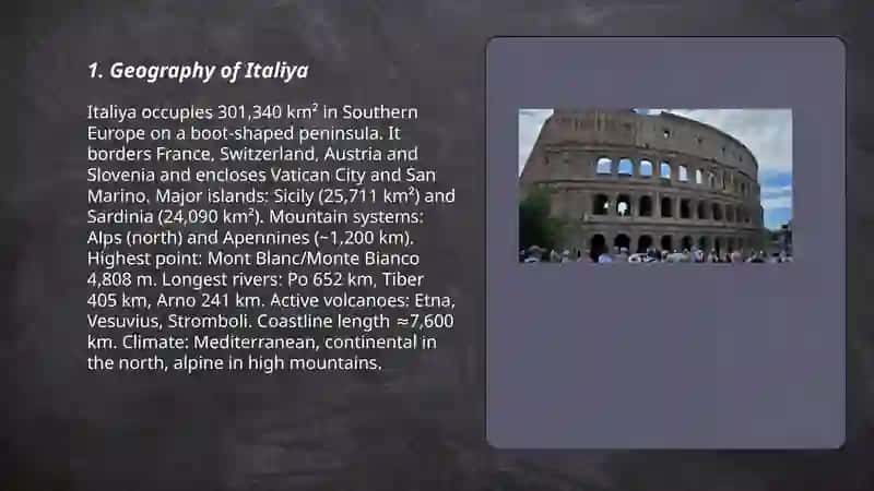 Geography of Italiya 3