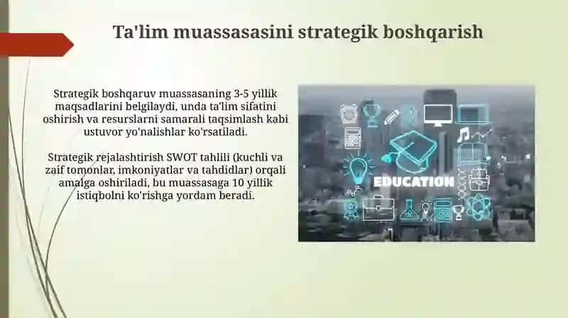 Ta'lim muassasi menijmenti 3