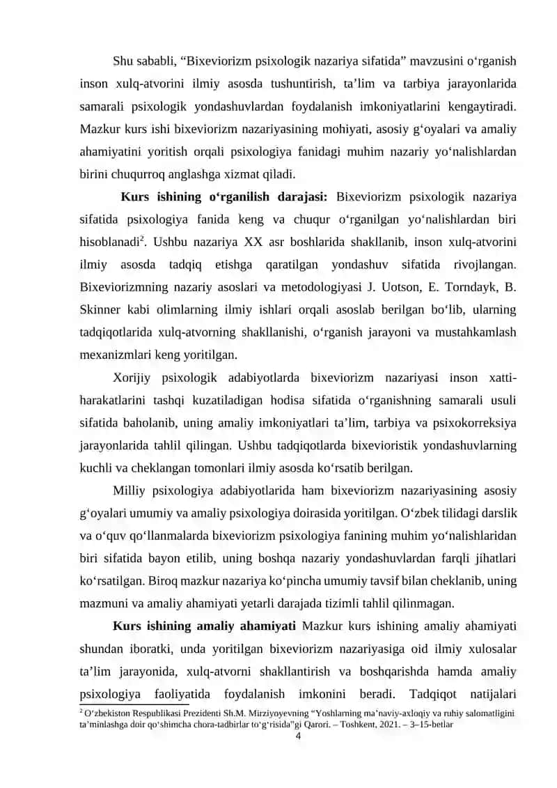 BIXEVIORIZM PSIXOLOGIK NAZARIYA SIFATIDA 3