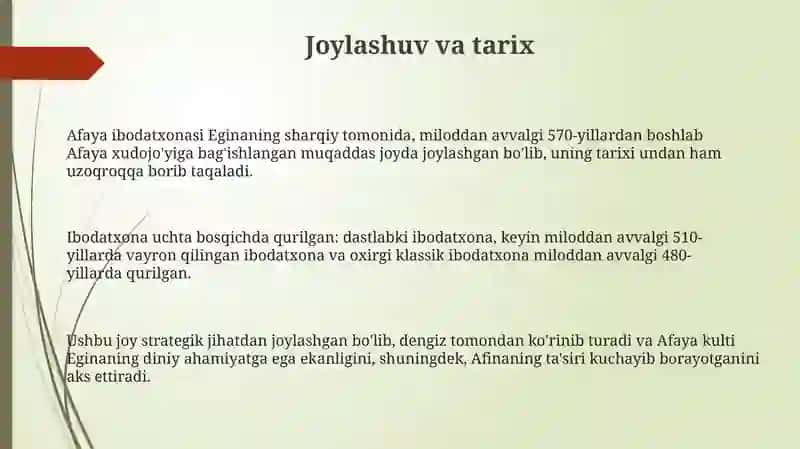Afaya ibodatxonasi, ibodatxona fronton relef tahlili 3