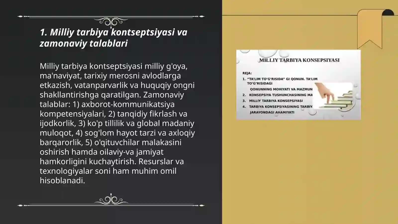 Milliy va tarbiya kelajak poydevori 3