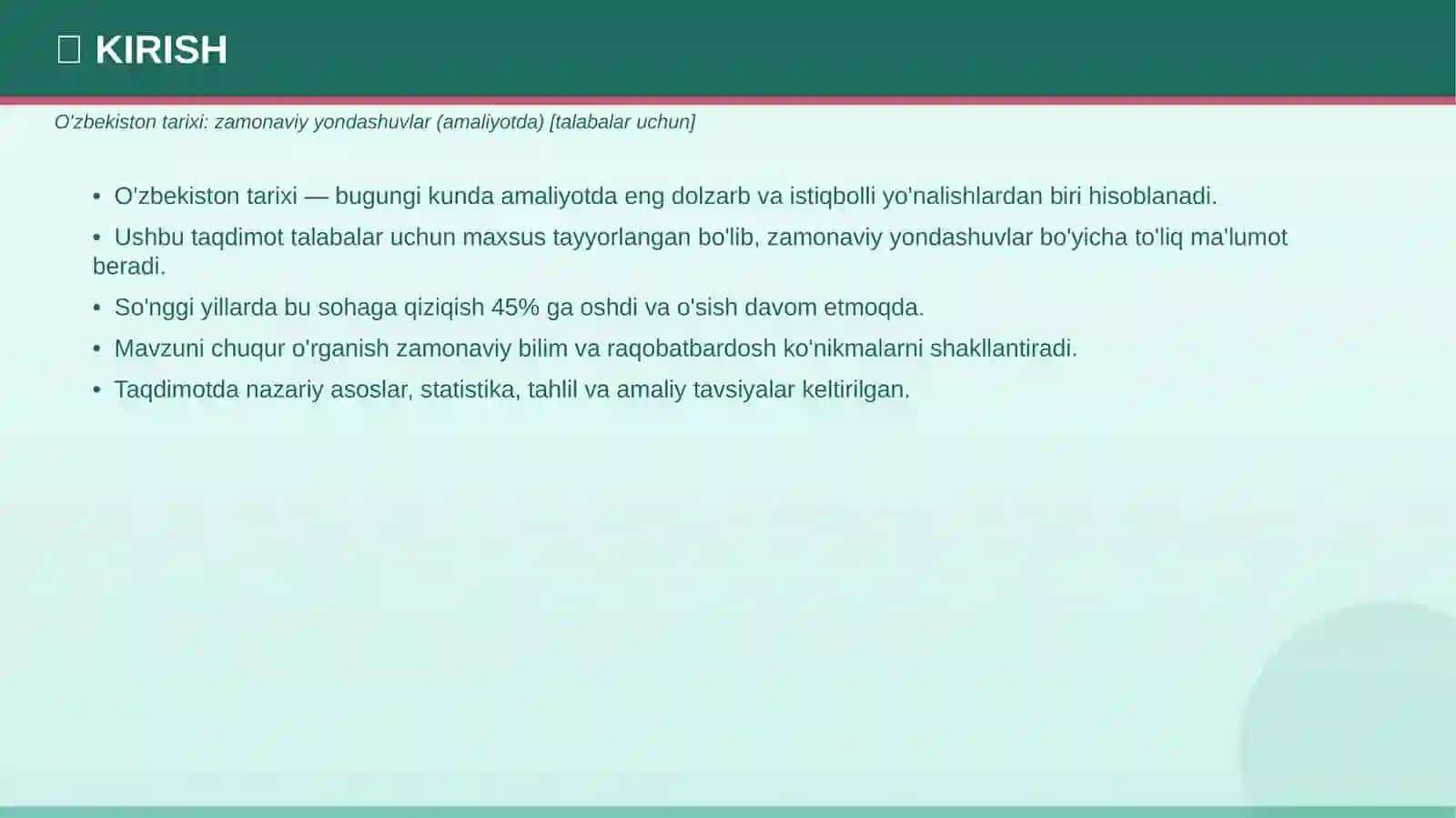 O'zbekiston tarixi: zamonaviy yondashuvlar (amaliyotda) 3