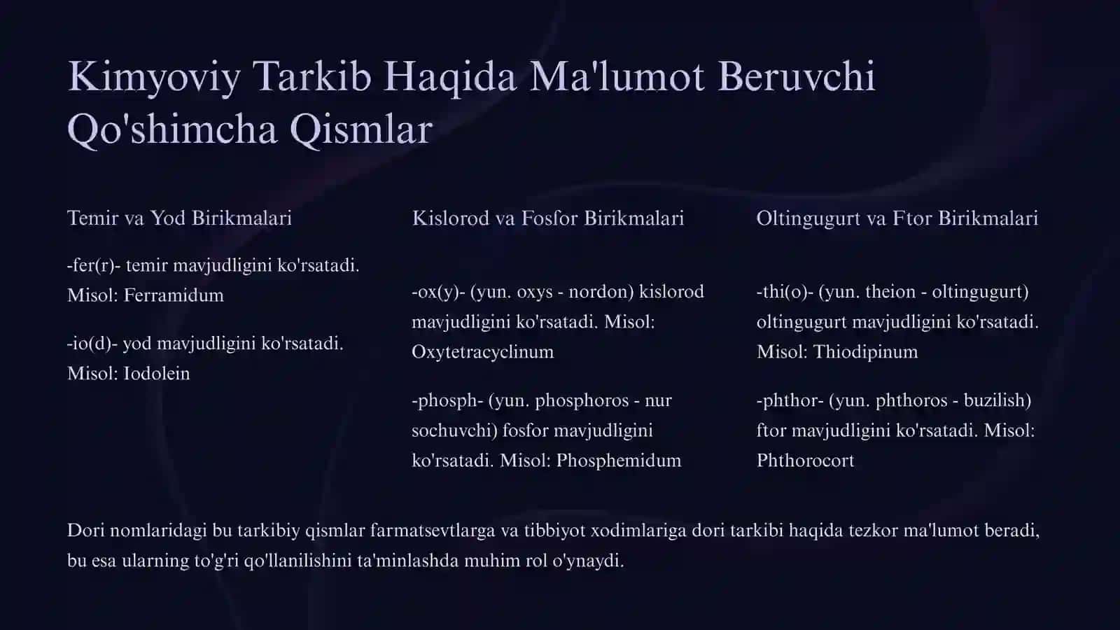 Farmasevtik Terminshunoslik 3