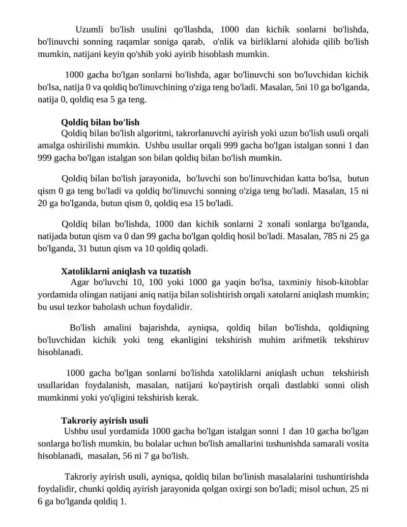 1000 ichida sonlarni boʻlish metodikasi 3