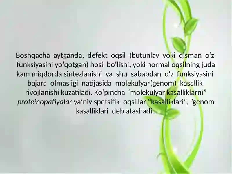 Oqsil genomikasalliklari 3