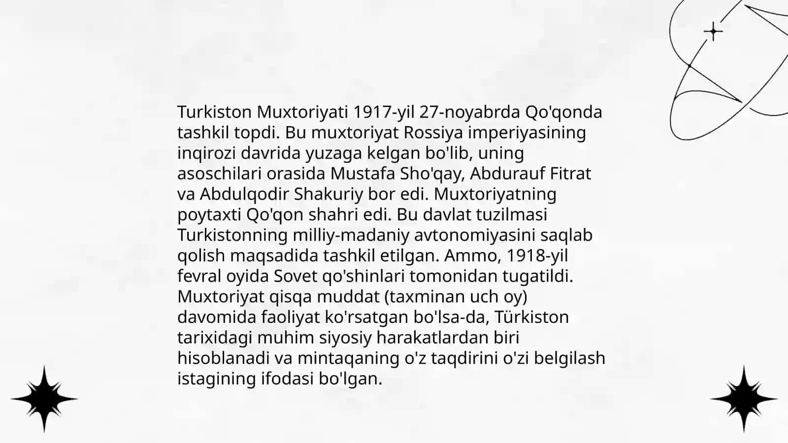 Turkiston muxtoriyati 3