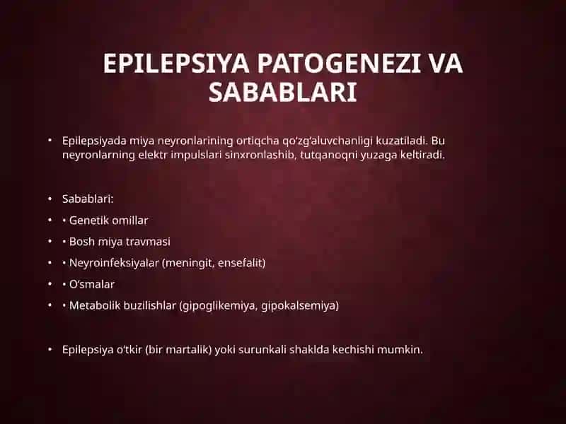 Epilepsiyaga qarshi vositalar 3