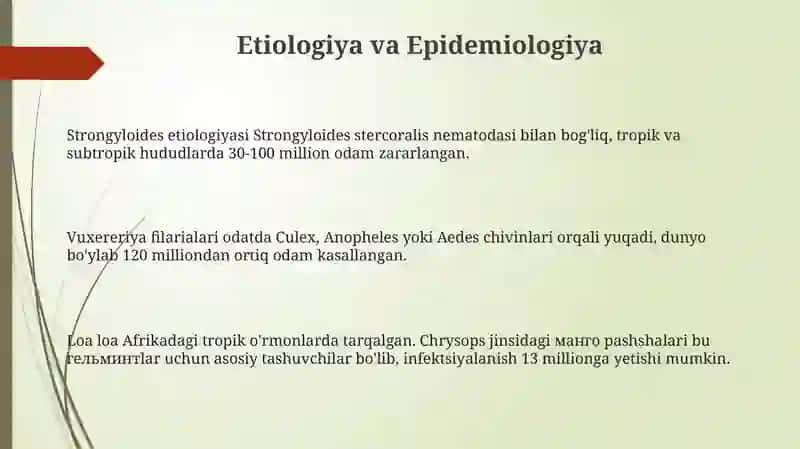 Davolash, Profilaktika, Asoratlar va Prognoz 3