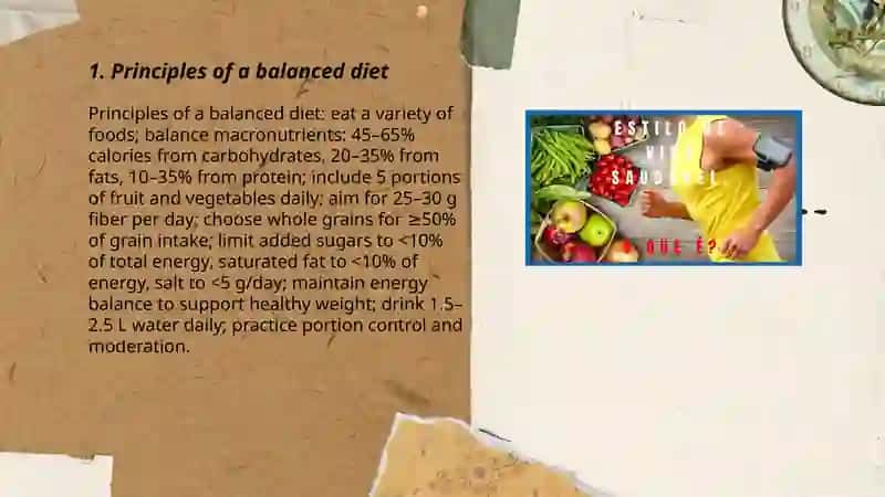 Principles of a Balanced Diet 3