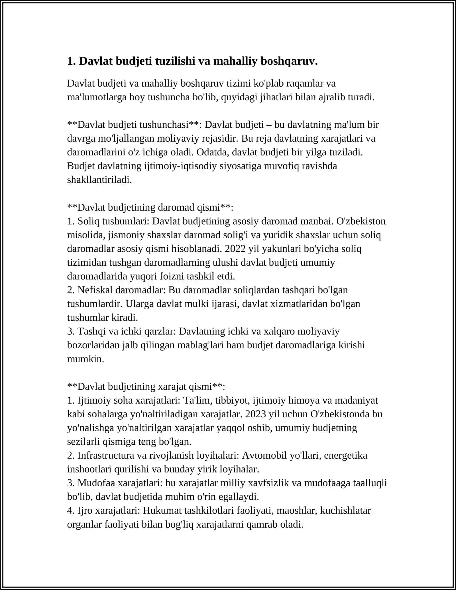 DAVLAT BUDJETIDAN MAXALLIY OʻZ OʻZINI BOSHQARISHGA QILINGAN XARAJATLAR 3