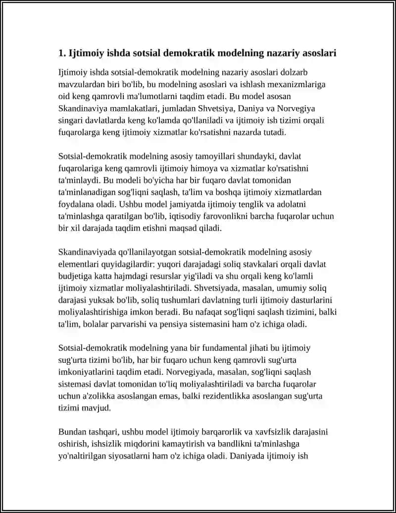 IJTIMOIY ISHDA SATSIAL DEMOKRATIK MODELI 3