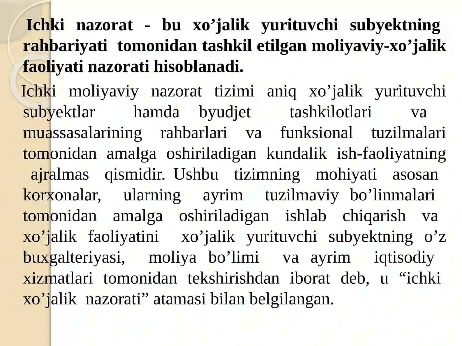 Korxonada ichki auditni tuzish tartibi 3